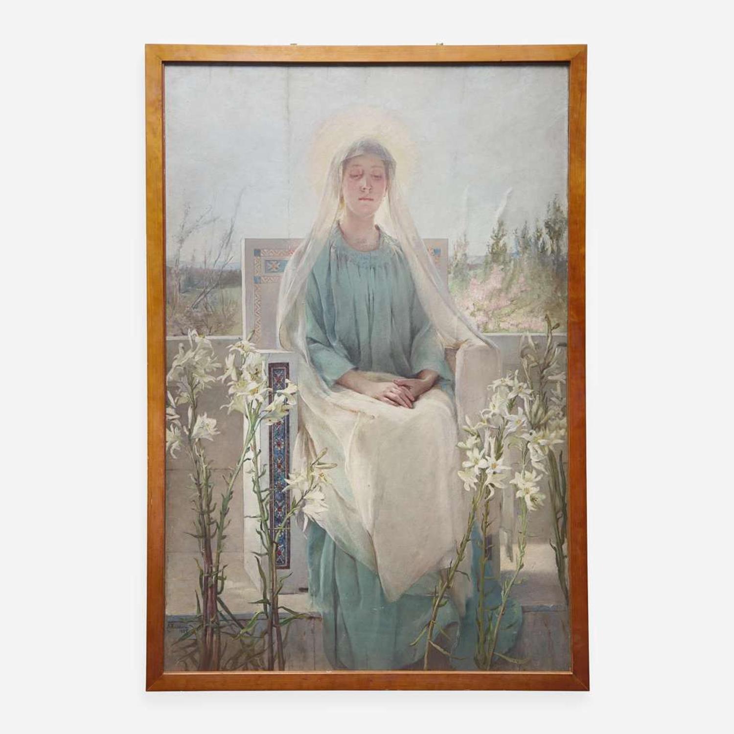 Sarah Paxton Ball Dodson (American, 1847–1906) Meditation of the Holy Virgin