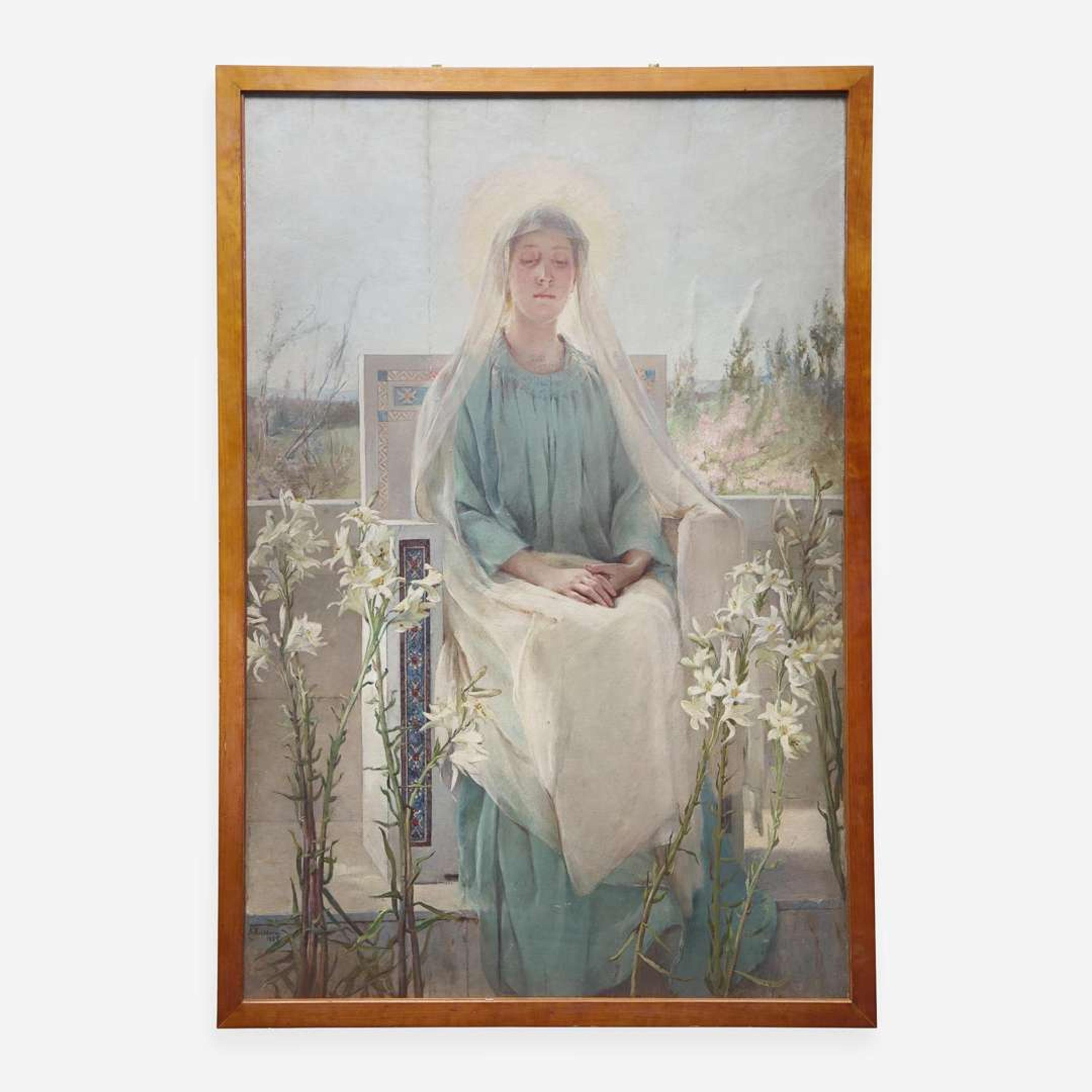 Sarah Paxton Ball Dodson (American, 1847–1906) Meditation of the Holy Virgin