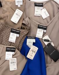 Collection of Armani & Ungaro Blouses and Tops, 1980-2000s
