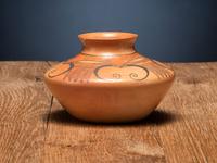 Pottery Jar, with Eagle Tail Design