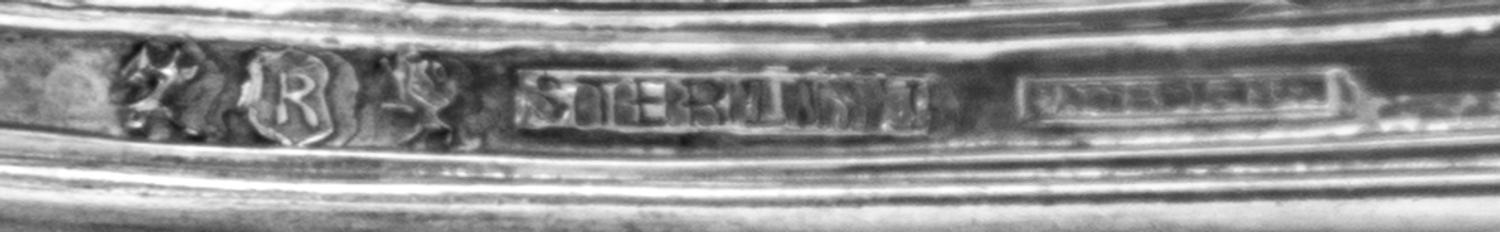 An American Silver Flatware Service, Reed & Barton, Taunton, MA, Old Newberry pattern, comprising: 12 dinner forks 12 luncheon forks 12