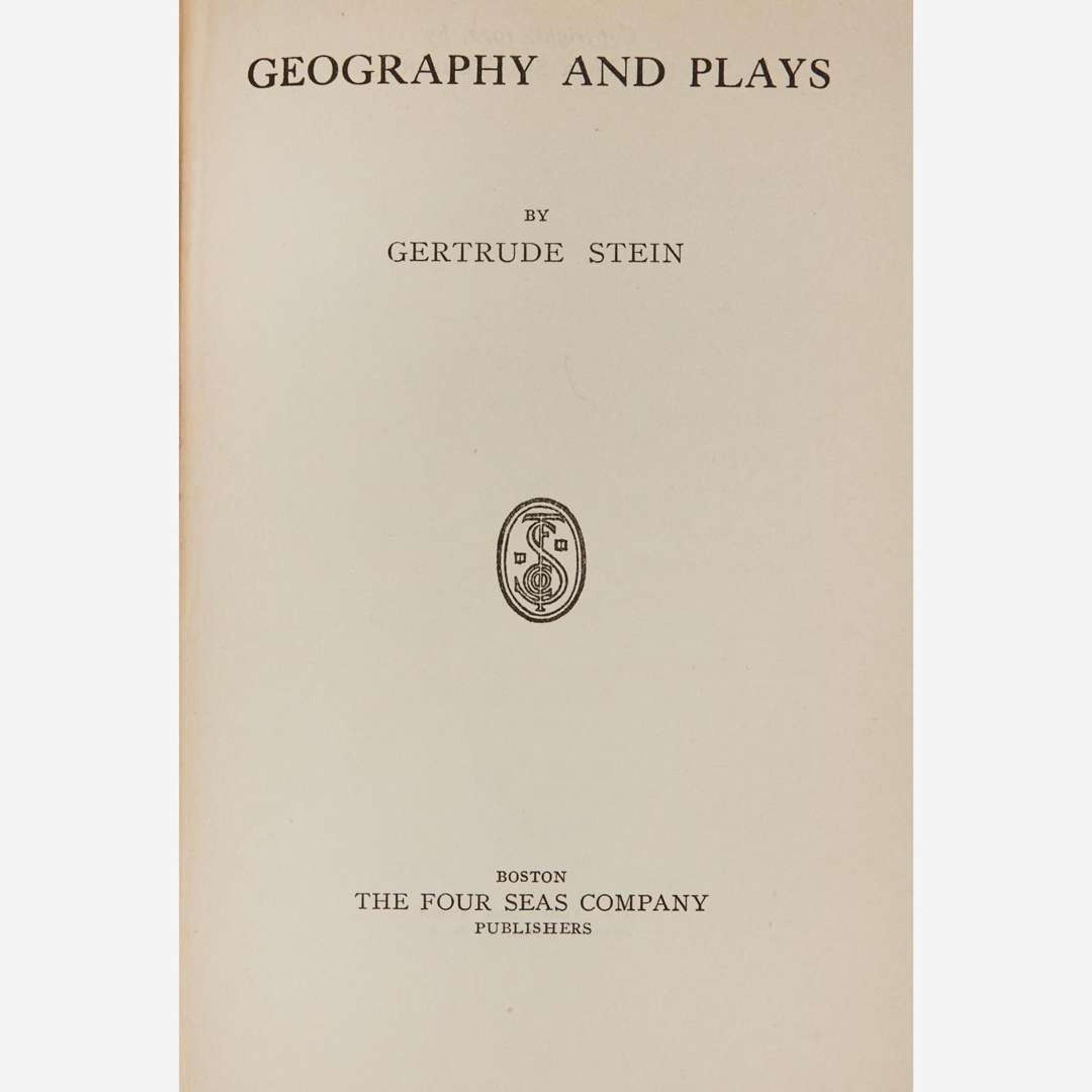 [Literature] Stein, Gertrude Group of 7 First Editions