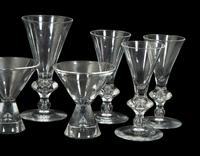 A Steuben Glass Stemware Service