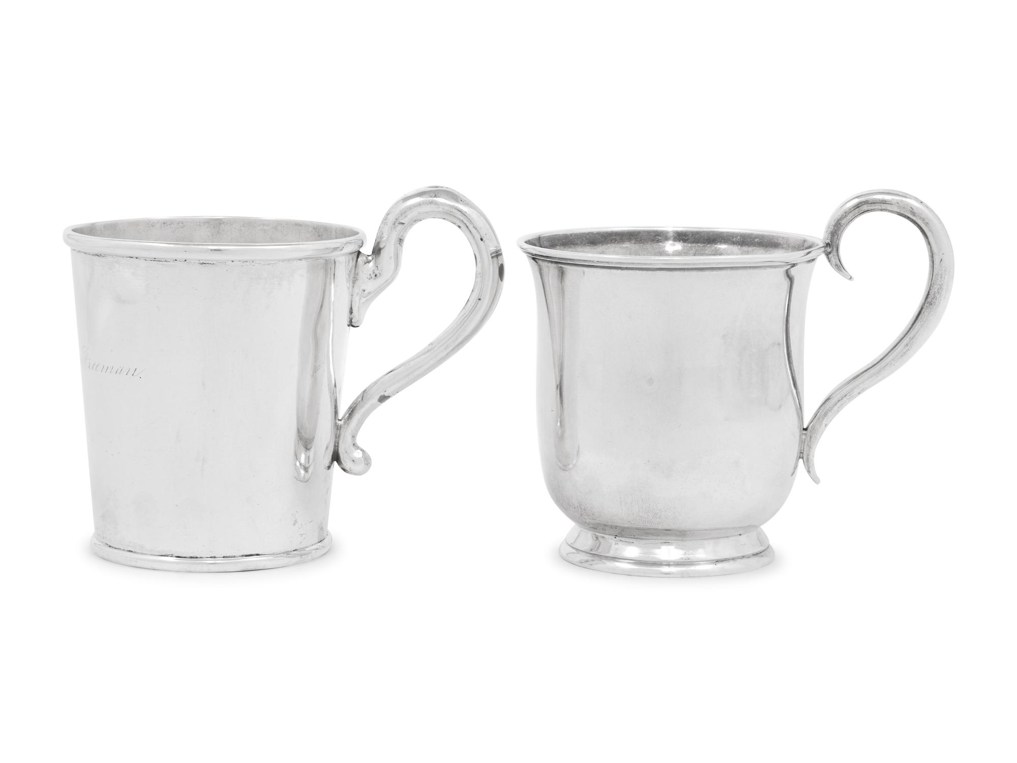 Three Continental Silver Table Articles
