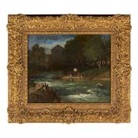 Constant Troyon (French, 1810-1865) — Le Moulin à Eau en Normandie