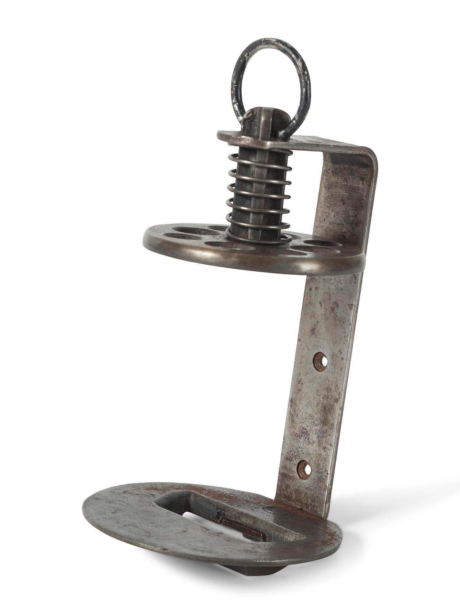 A Bell Cast Iron Wall Mount Coffee Grinder