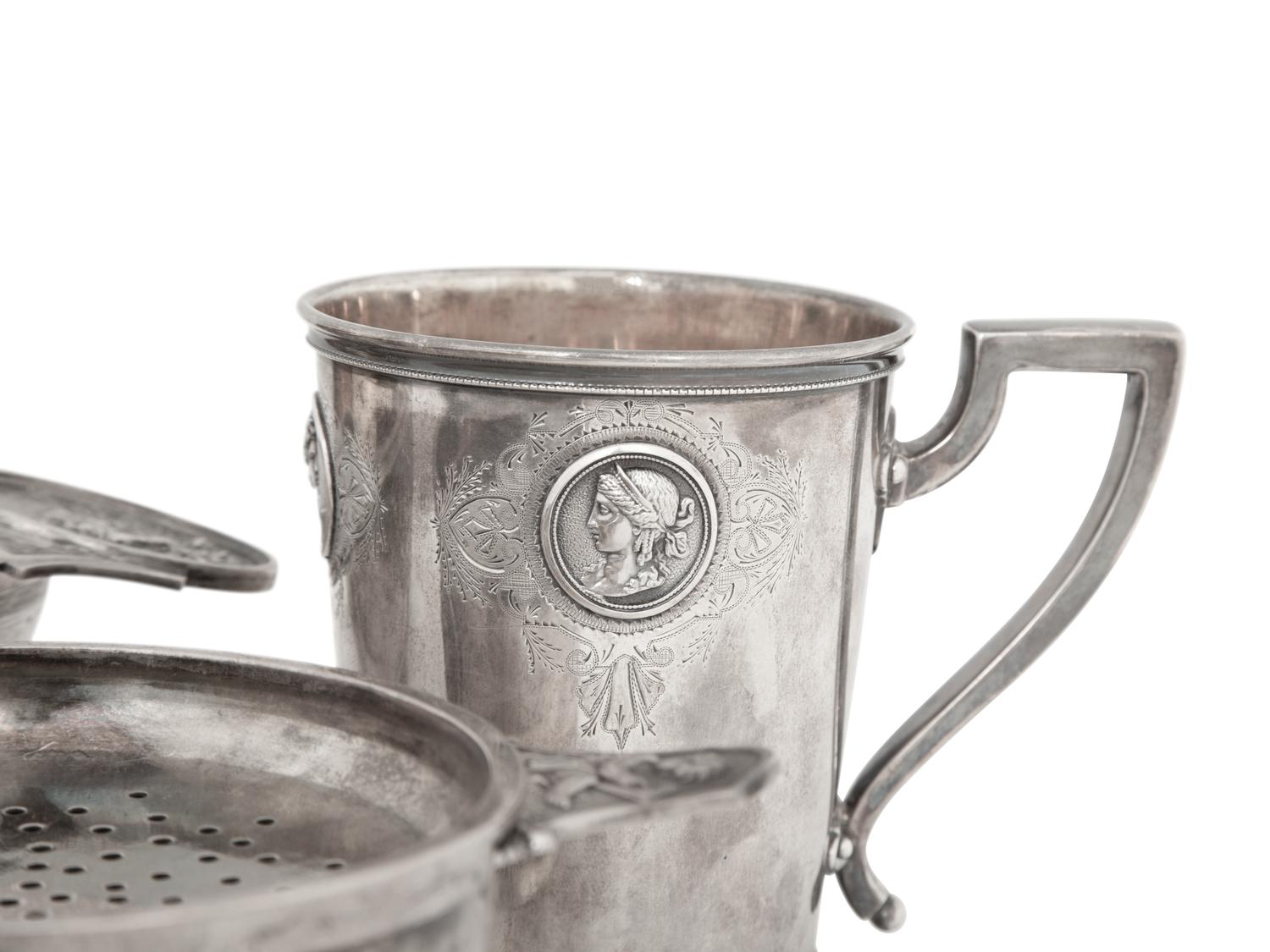 Three American Silver Articles — American, 19th Century