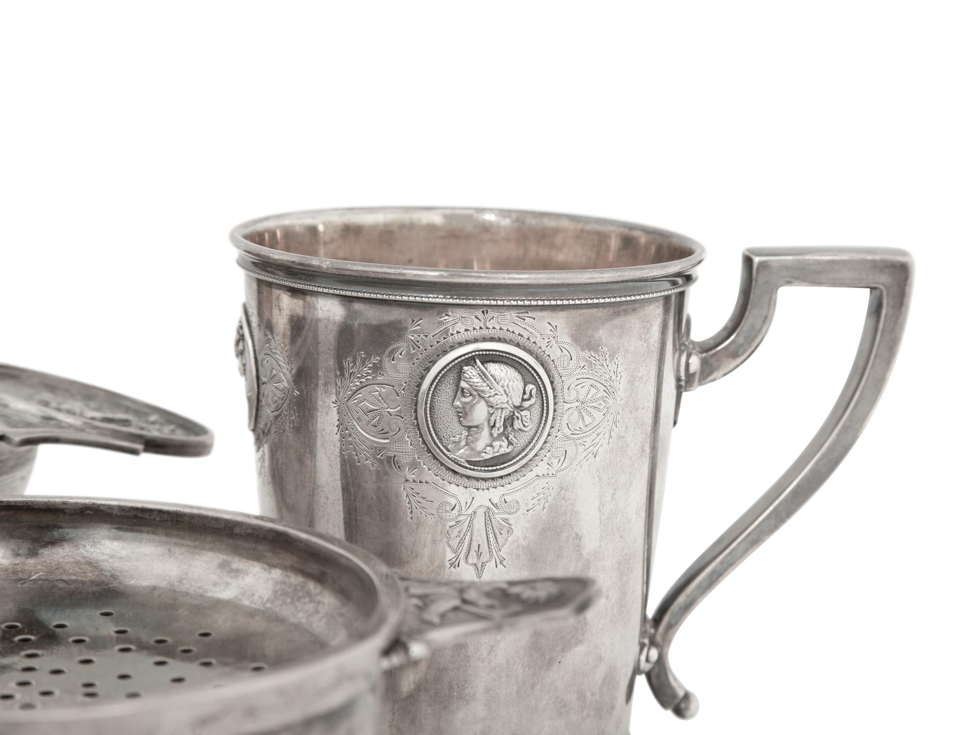 Three American Silver Articles — American, 19th Century