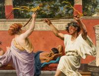 A Roman Feast; together with A Roman Amusement , 1877 (A Pair)