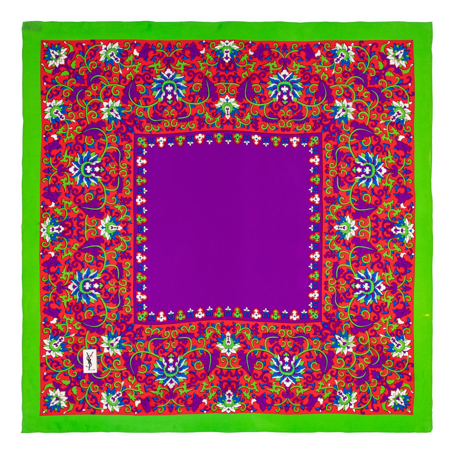 Five Designer Silk Scarves