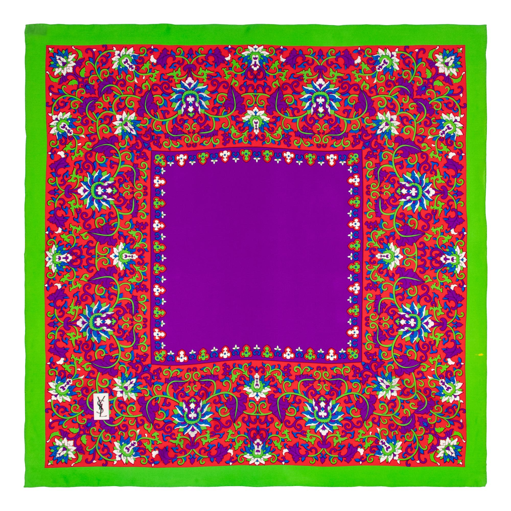 Five Designer Silk Scarves