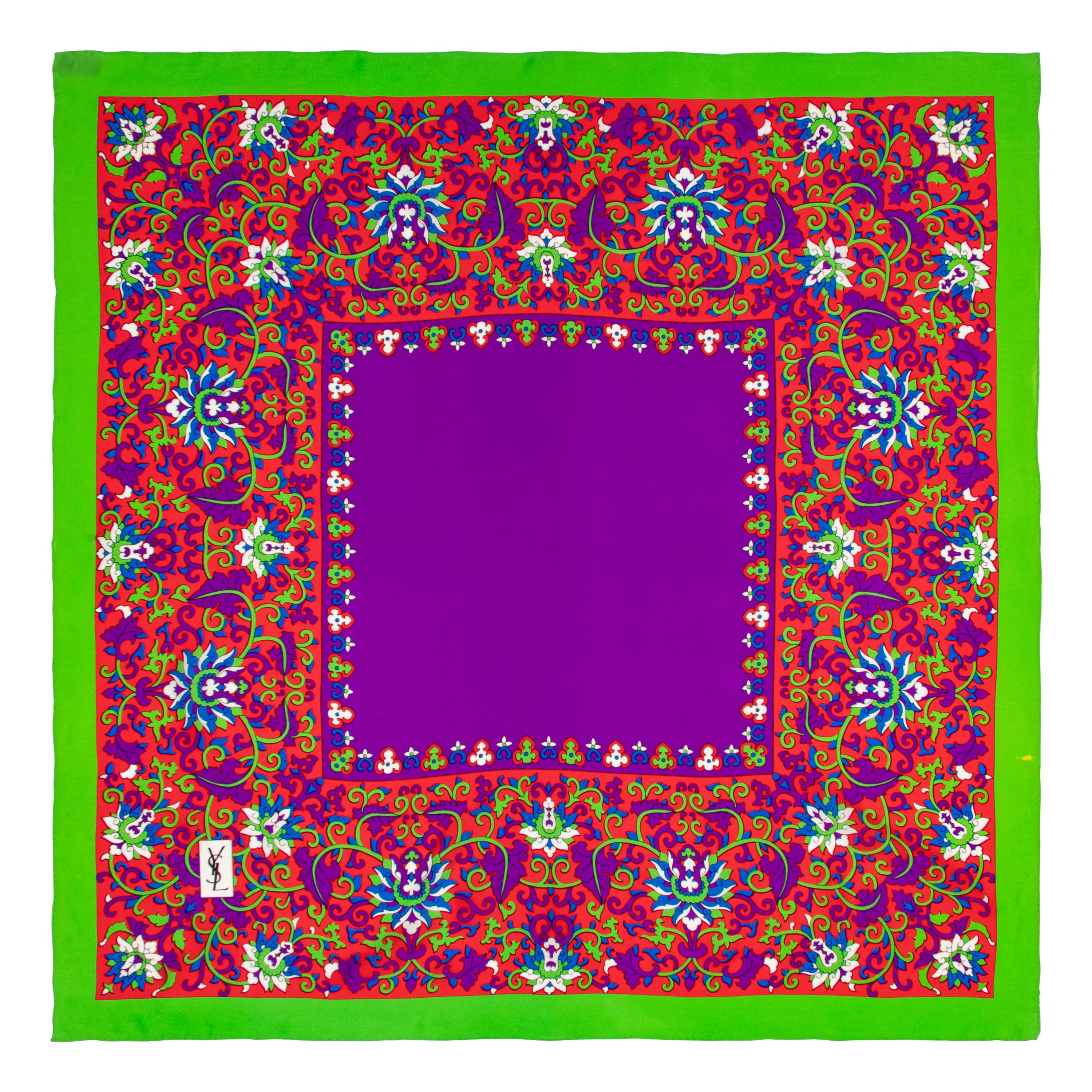 Five Designer Silk Scarves