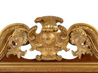 A George II Style Parcel Gilt Mahogany Mirror