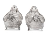 A Pair of Victorian Silver Serving Dishes