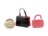 Three Judith Leiber Lizard Handbags, 1980-90s