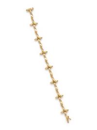YELLOW GOLD AND DIAMOND BRACELET