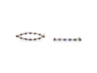 COLLECTION OF SAPPHIRE AND SEED PEARL BROOCHES