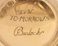A Carolyn Barlock Iridescent Porcelain Grouping