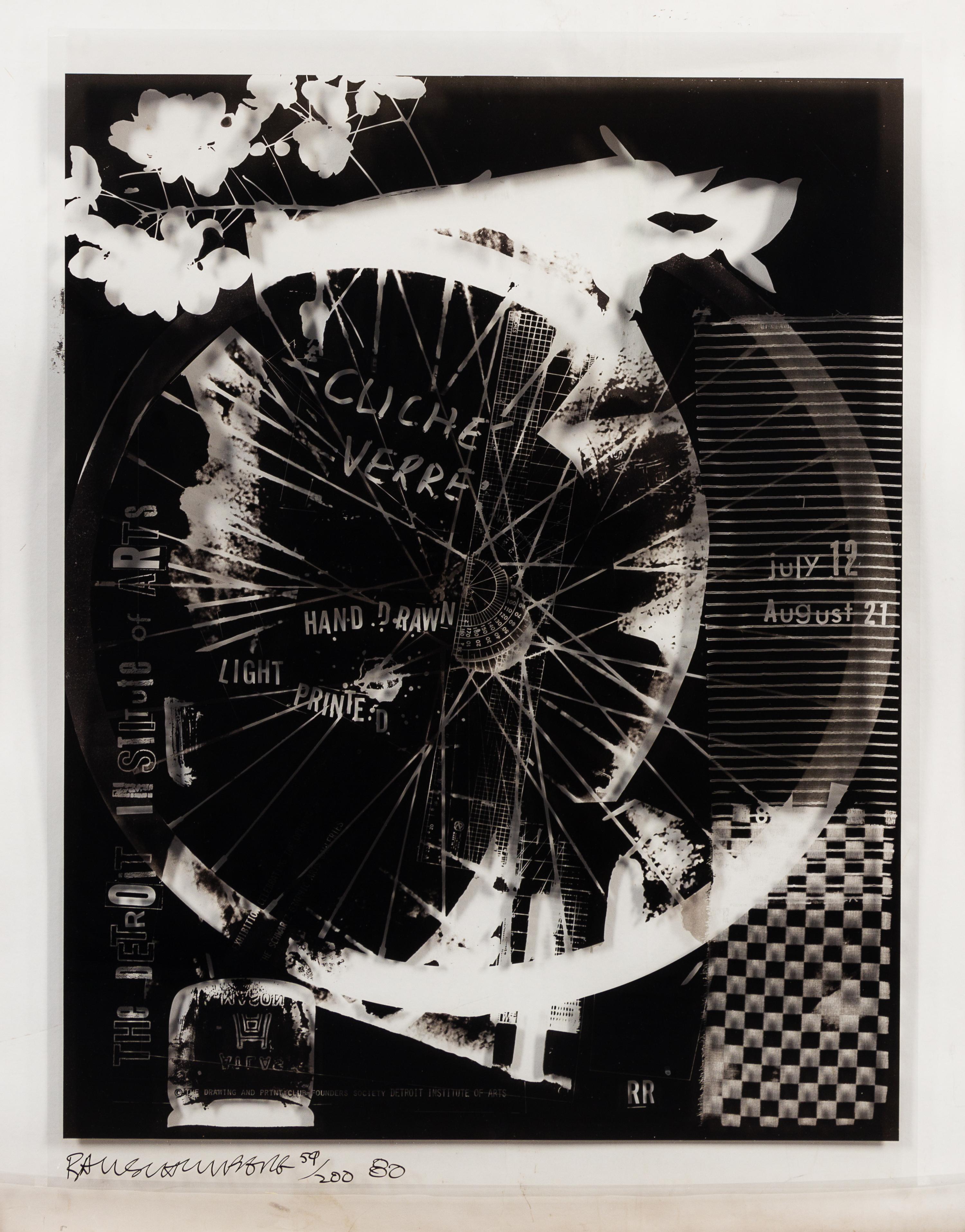 Robert Rauschenberg, (American, 1925-2008), Cliche' Verre, 1980