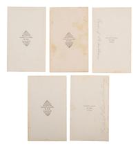 [EARLY PHOTOGRAPHY - CITIES & TOWNS]. WHITNEY, Joel, photographer. A group of 5 CDVs featuring outdoor scenes in St. Paul, Minnesota. St. Paul: Whitney's Gallery, n.d.