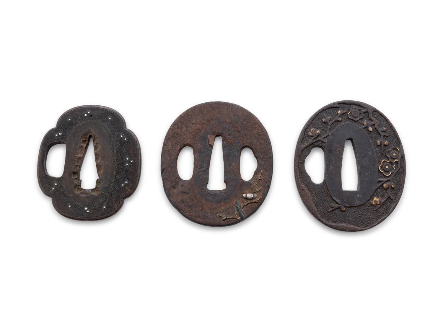 Ten Inlaid Tsuba