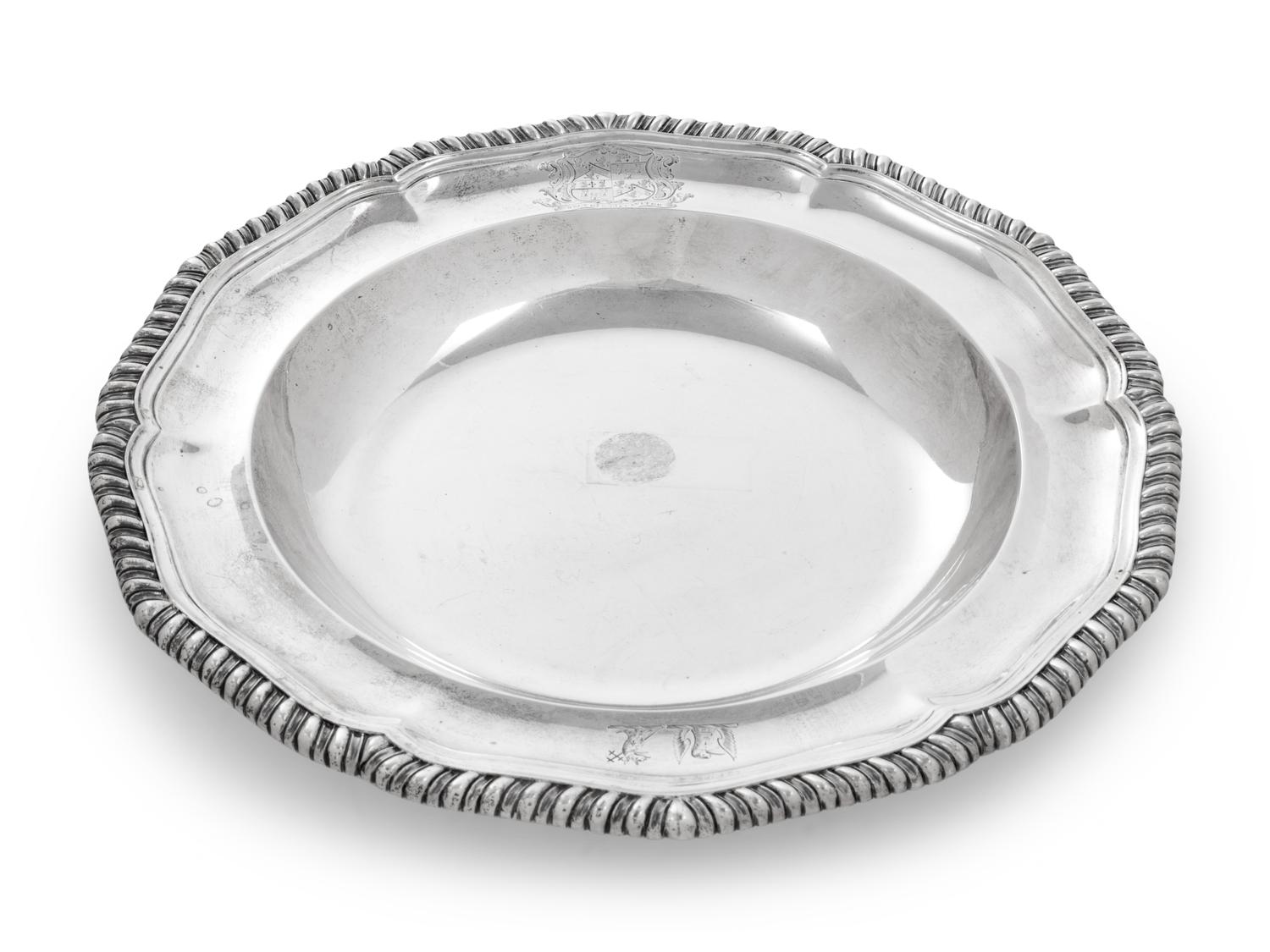 A Paul Storr William IV Silver Soup Bowl