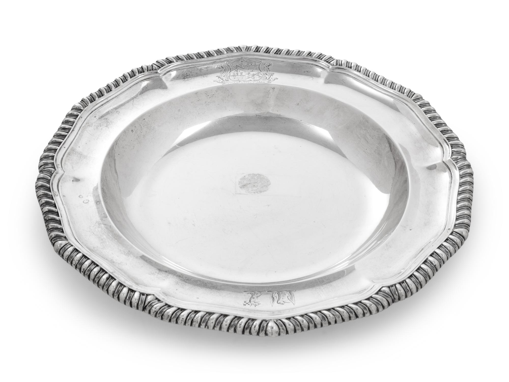 A Paul Storr William IV Silver Soup Bowl
