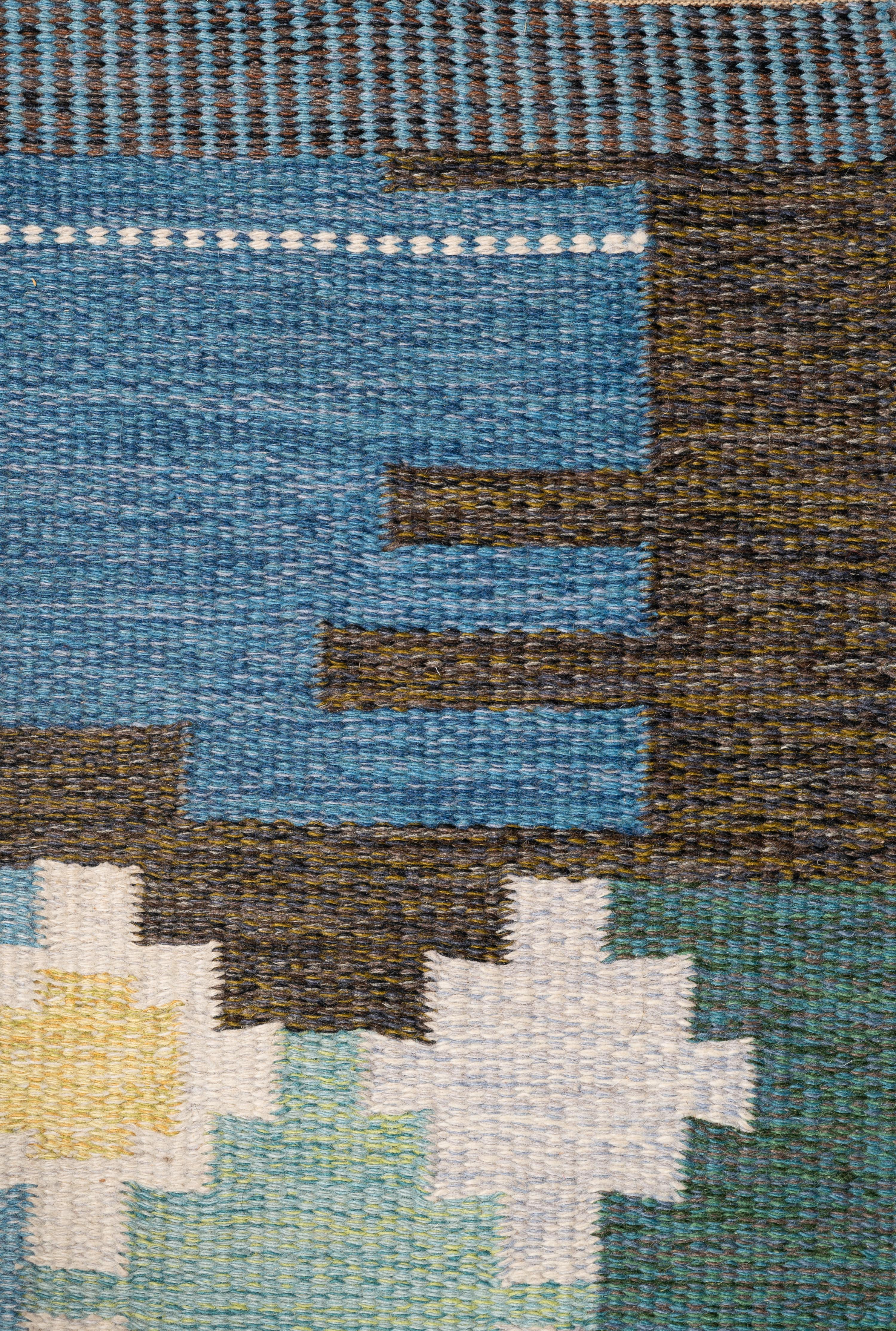 'Örbyhus' Flatweave Rug Sweden, c. 1960