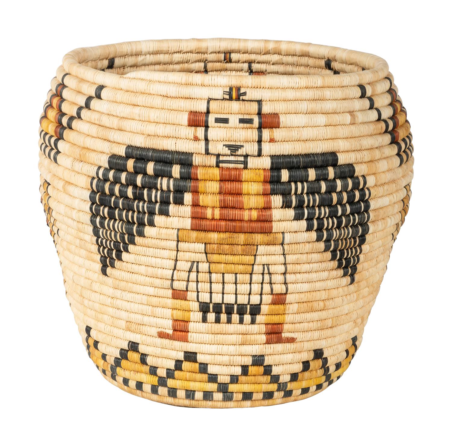 Hopi Second Mesa Katsina Basket