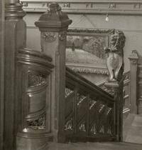 Henry Ives Cobb and Charles Sumner Frost, staircase railing from the Palmer Mansion, Chicago, Illinois, 1882-1885