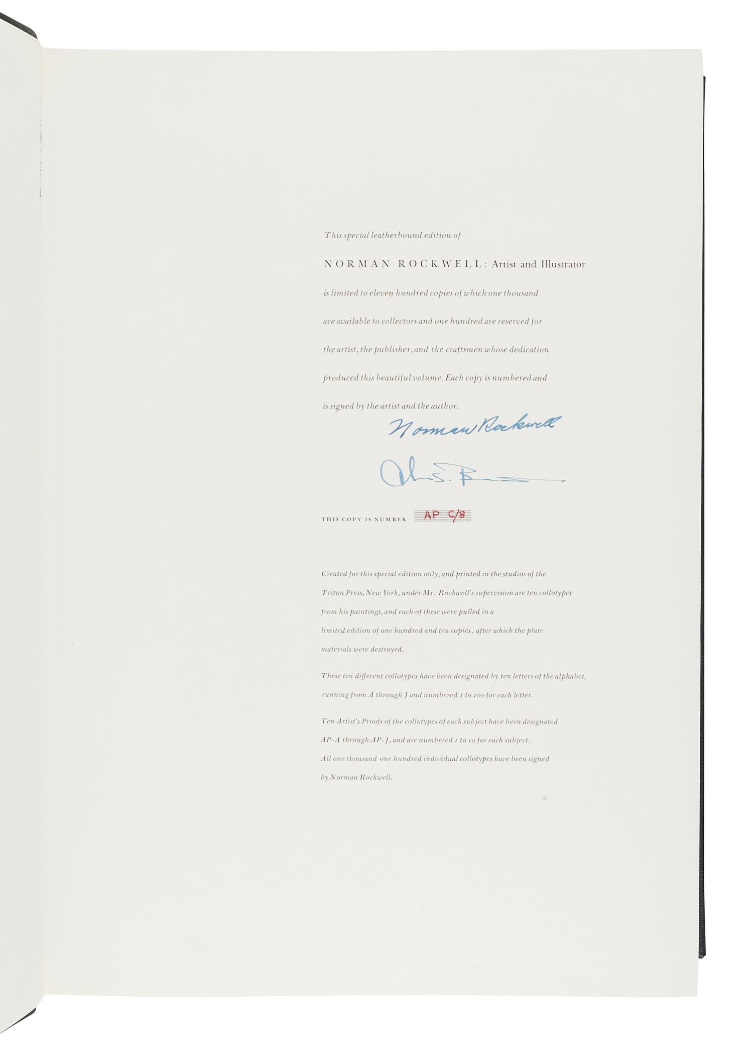 [ROCKWELL, Norman (1894-1978)]. BUECHNER, Thomas S. Norman Rockwell: Artist and Illustrator. New York: Harry N. Abrams, Inc., 1970.