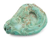 A Chinese Turquoise Animal Plaque