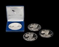 [PRIVATE ISSUE] Four 1/2-Pound Silver Rounds