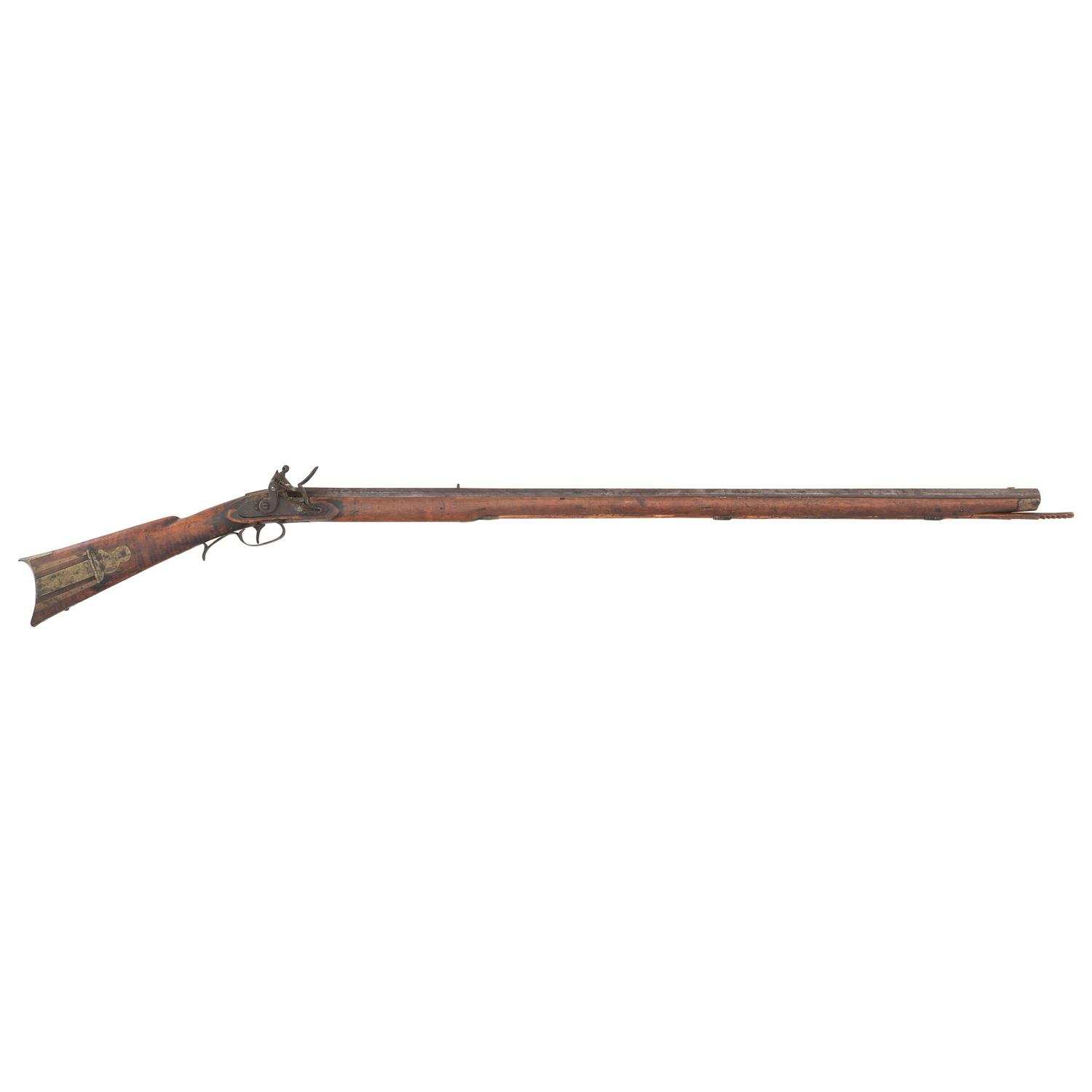 Untouched Leman Full Stock Flintlock Trade Rifle