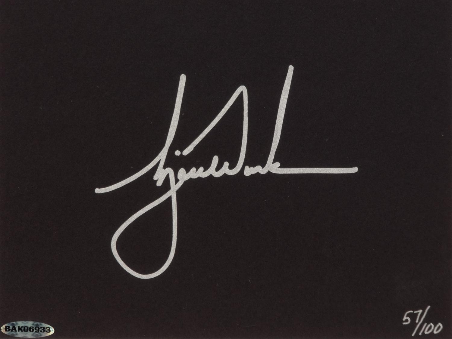A Tiger Woods 2005 British Open Signed Autograph Limited Edition Display (Upper Deck Authenticated),