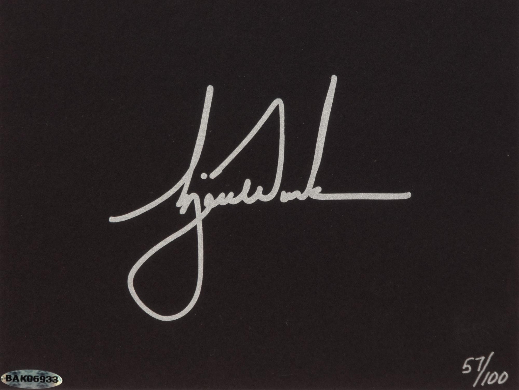 A Tiger Woods 2005 British Open Signed Autograph Limited Edition Display (Upper Deck Authenticated),