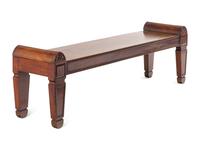 A George IV Mahogany Hall Bench