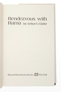 CLARKE, Arthur C. (1917-2008). Rendezvous with Rama . New York: Harcourt Brace Jovanovich, 1973.