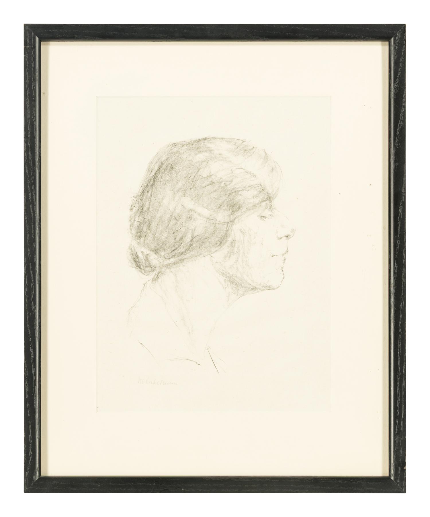 Frauenkopf (from 9 Lithographs )