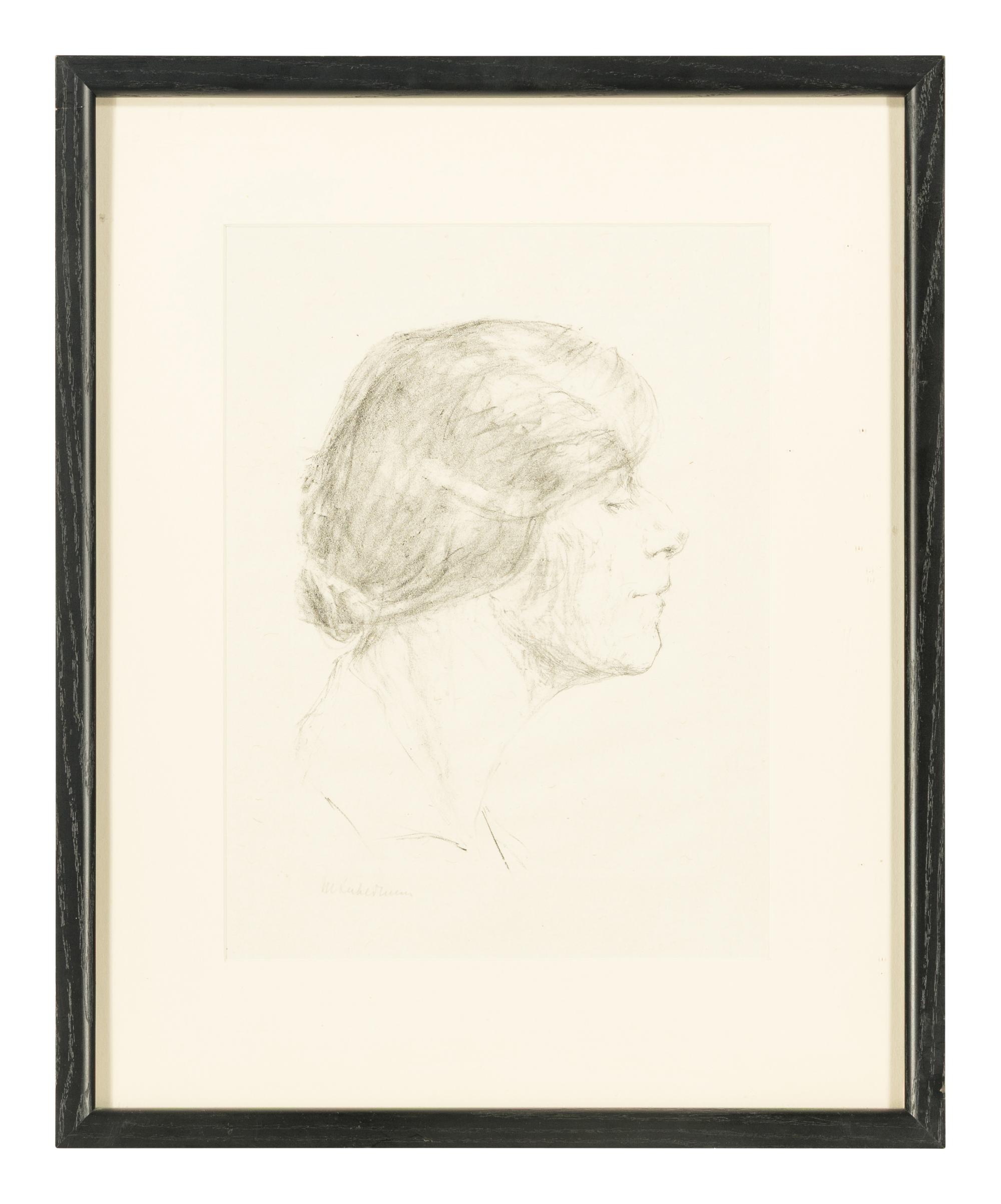Frauenkopf (from 9 Lithographs )