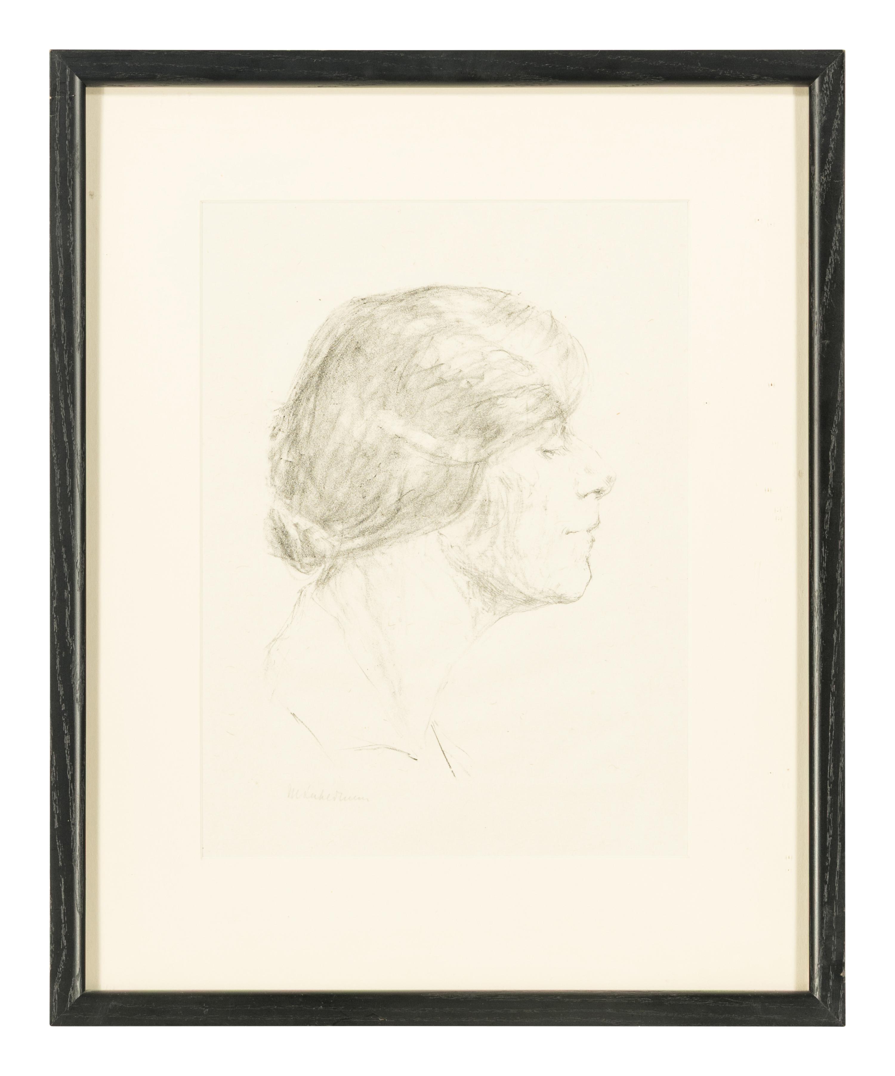 Frauenkopf (from 9 Lithographs )