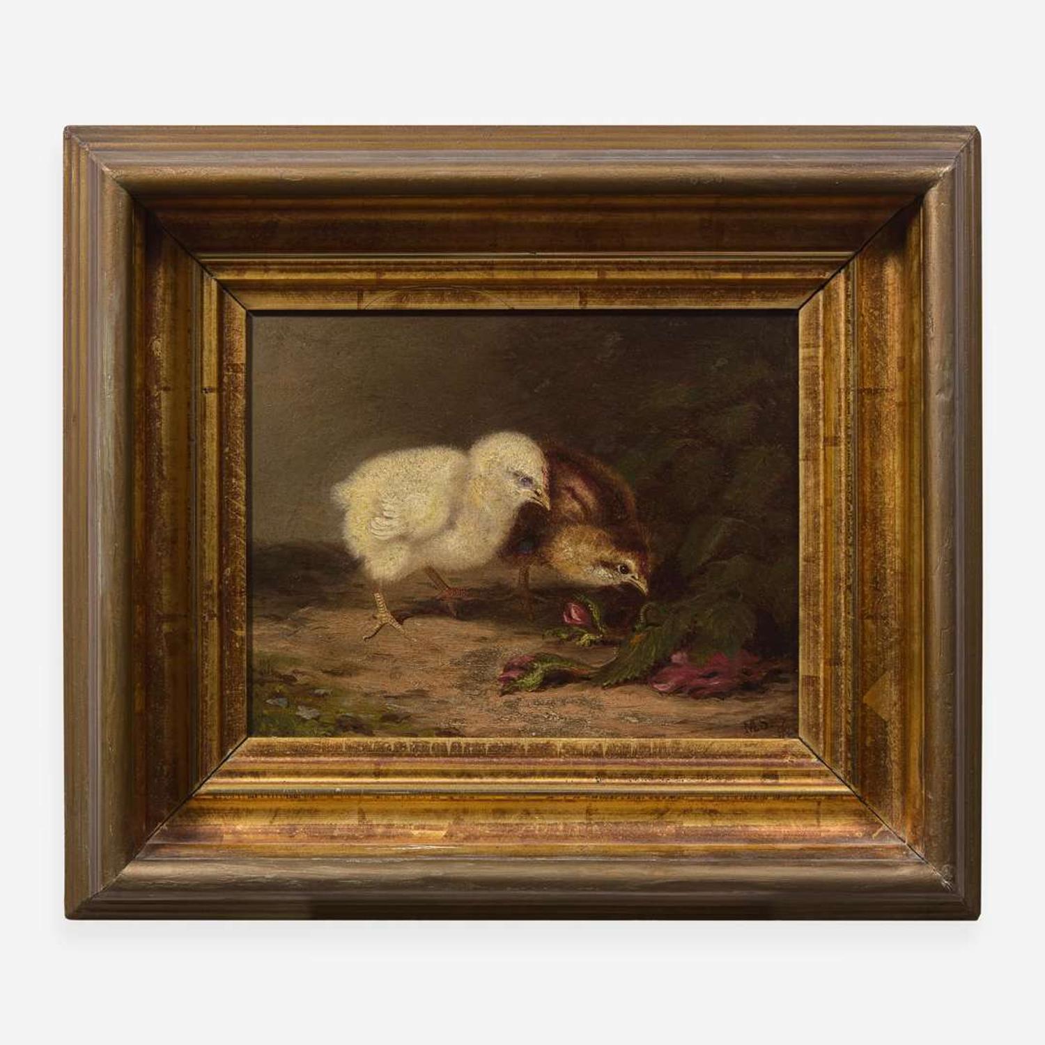 Mary Russell Smith (American, 1842-1878) Two Chicks