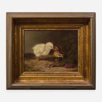 Mary Russell Smith (American, 1842-1878) Two Chicks