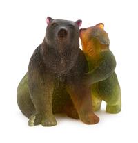 Mother Bear and Cub Figurine