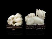 Two Chinese Jade Figures of Animals