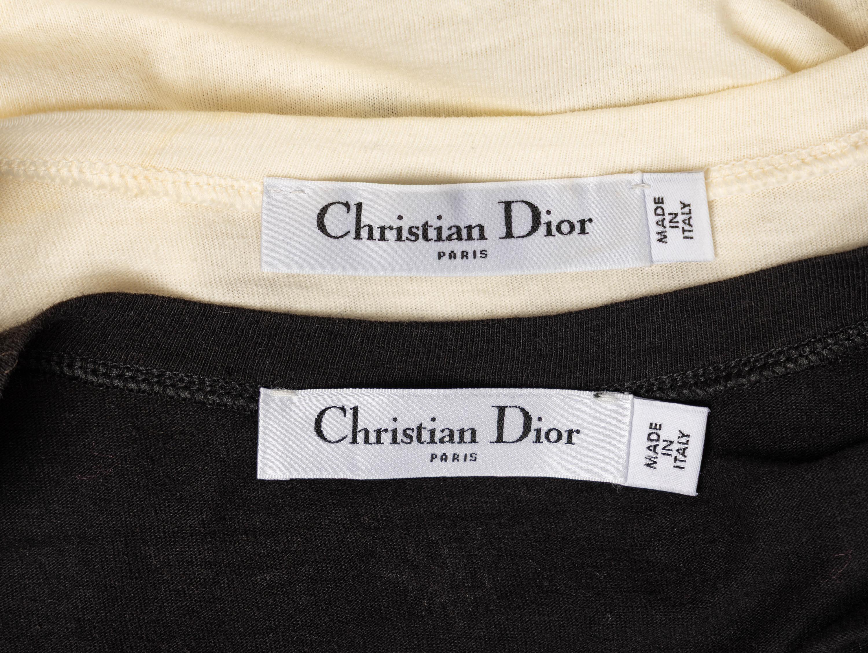 Christian Dior, Two Embellished T-Shirts