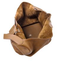 An Hermes Alezan Taurillon Clemence Picotin Lock GM Handbag, 10.5" x 10.5" x 8.5".