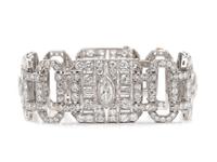 ART DECO, DIAMOND BRACELET