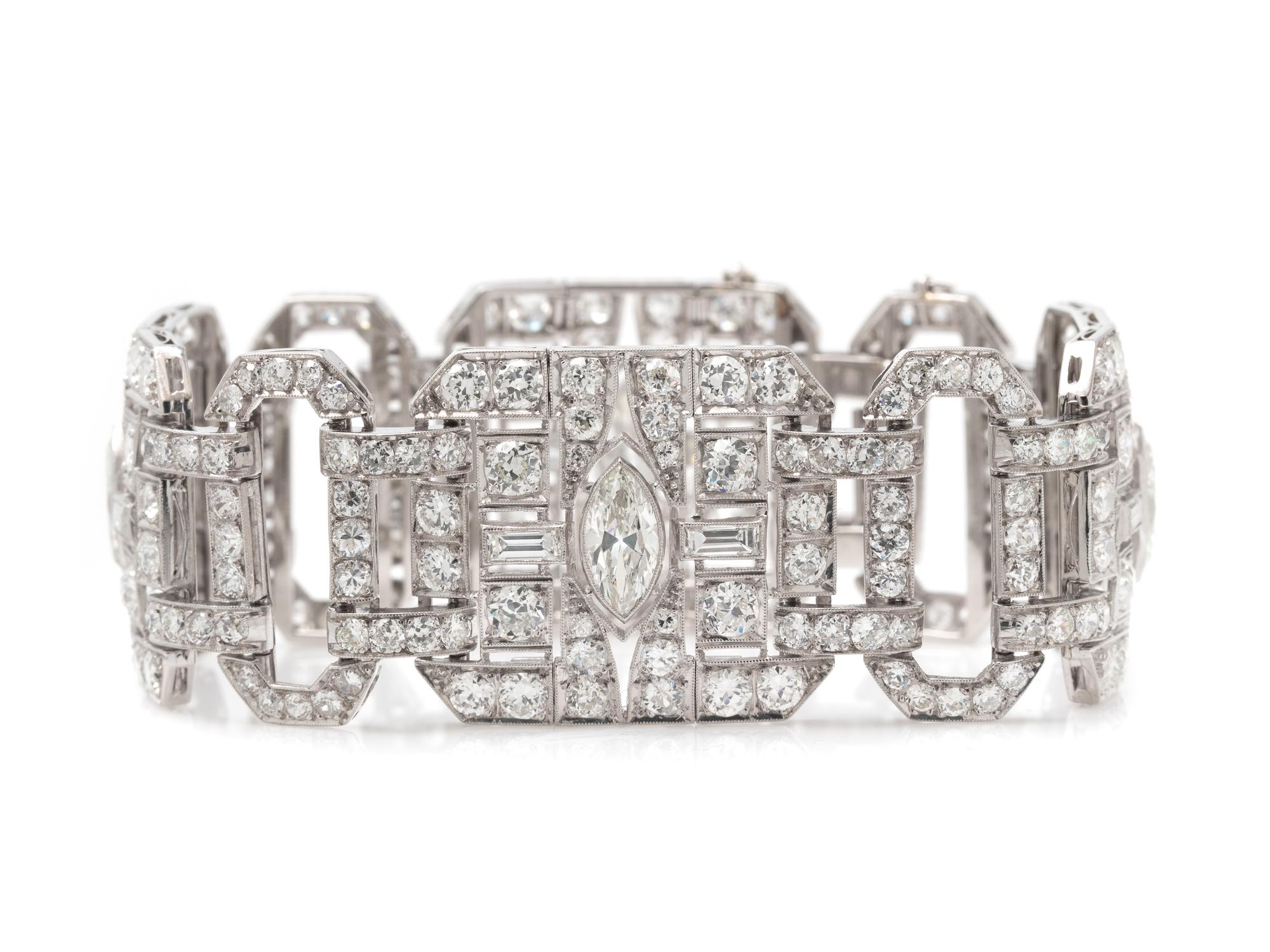 ART DECO, DIAMOND BRACELET
