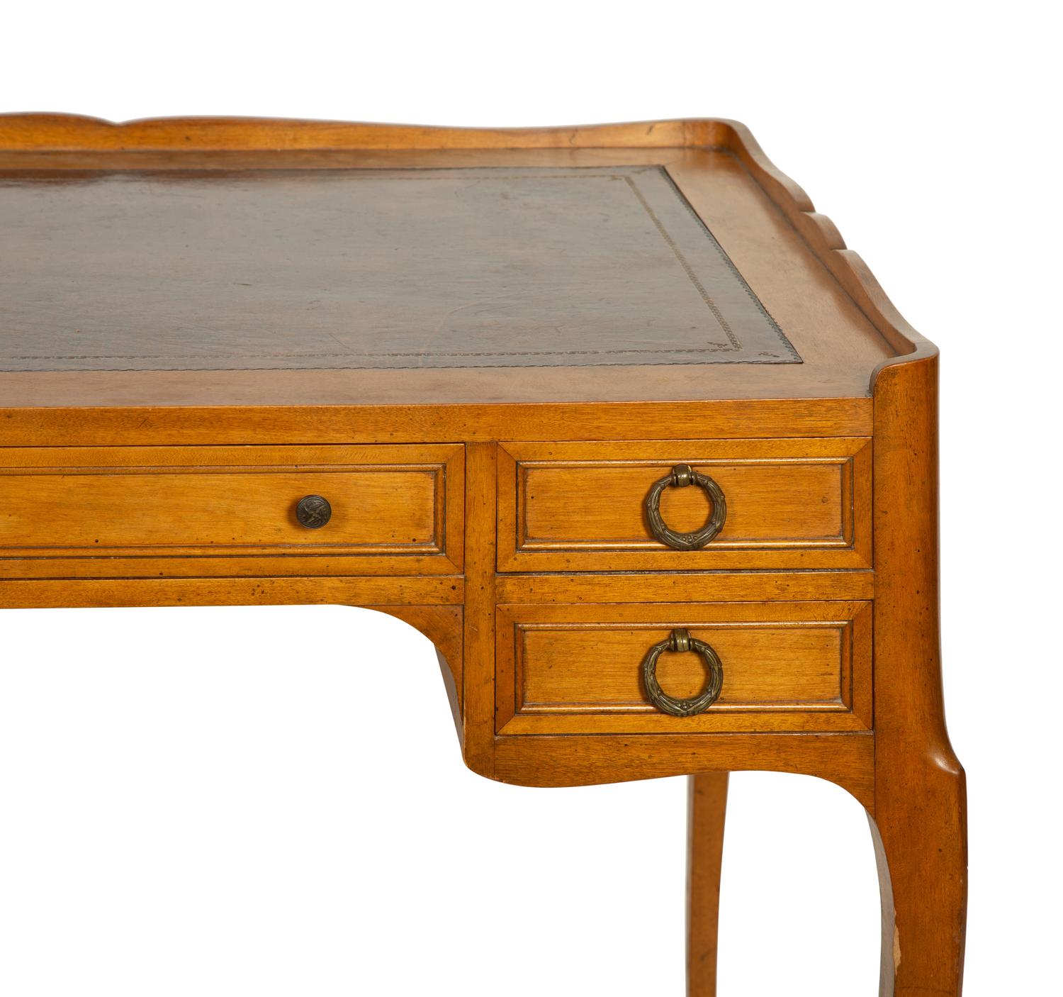 A Louis XV Style Walnut Writing Table